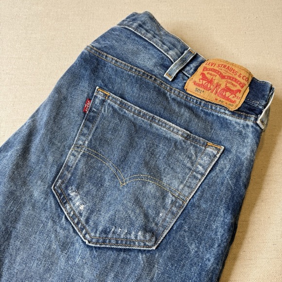 Levi's Other - VTG Levis 501 Men's Acid Wash Distressed Jeans Button Fly Size 42 x 30‎
